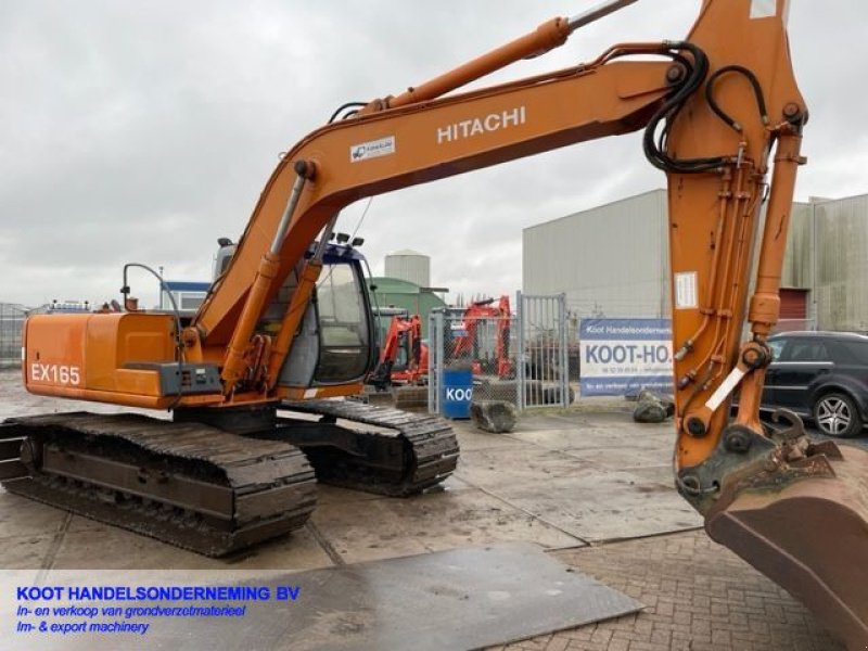 Kettenbagger Türe ait Hitachi EX 165 Isuzu Motor, Gebrauchtmaschine içinde Nieuwerkerk aan den IJssel (resim 5)