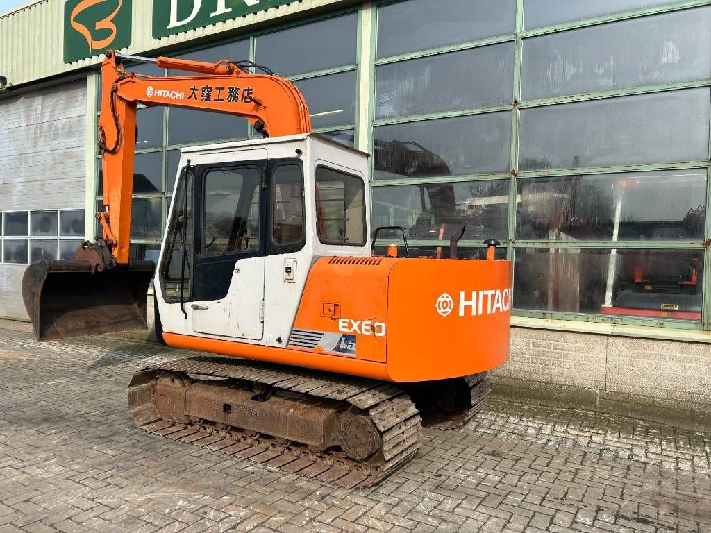 Kettenbagger del tipo Hitachi EX 60, Gebrauchtmaschine In Roosendaal (Immagine 8)