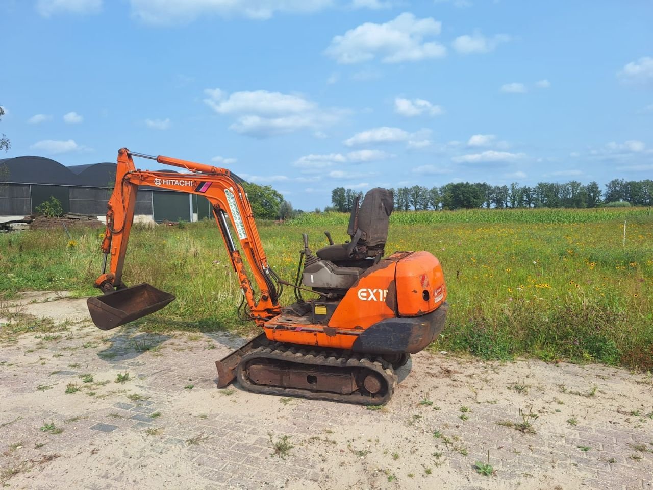 Kettenbagger typu Hitachi EX15, Gebrauchtmaschine w Veessen (Zdjęcie 4)