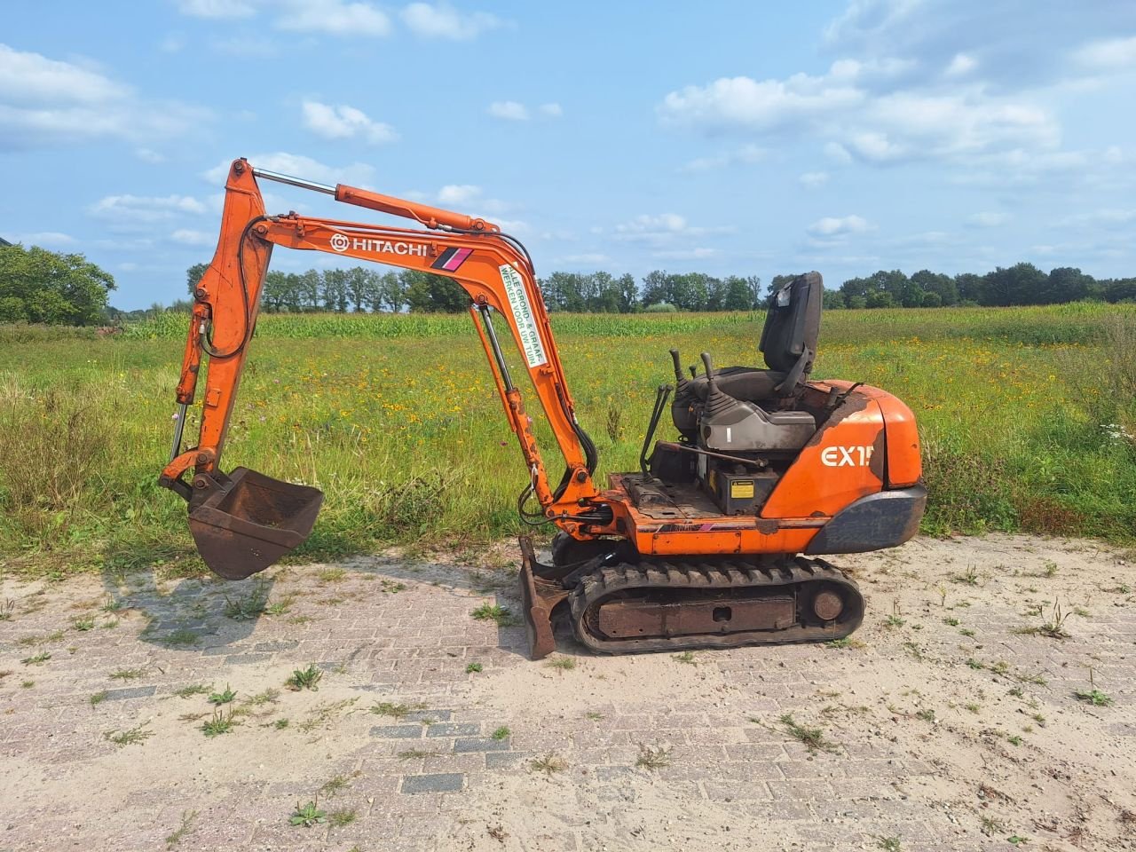 Kettenbagger typu Hitachi EX15, Gebrauchtmaschine w Veessen (Zdjęcie 6)