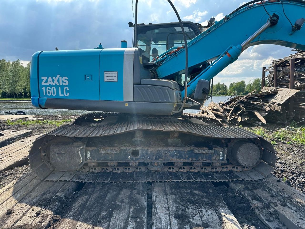 Kettenbagger a típus Hitachi Zaxis 160LC-3, Gebrauchtmaschine ekkor: Kudelstaart (Kép 7)