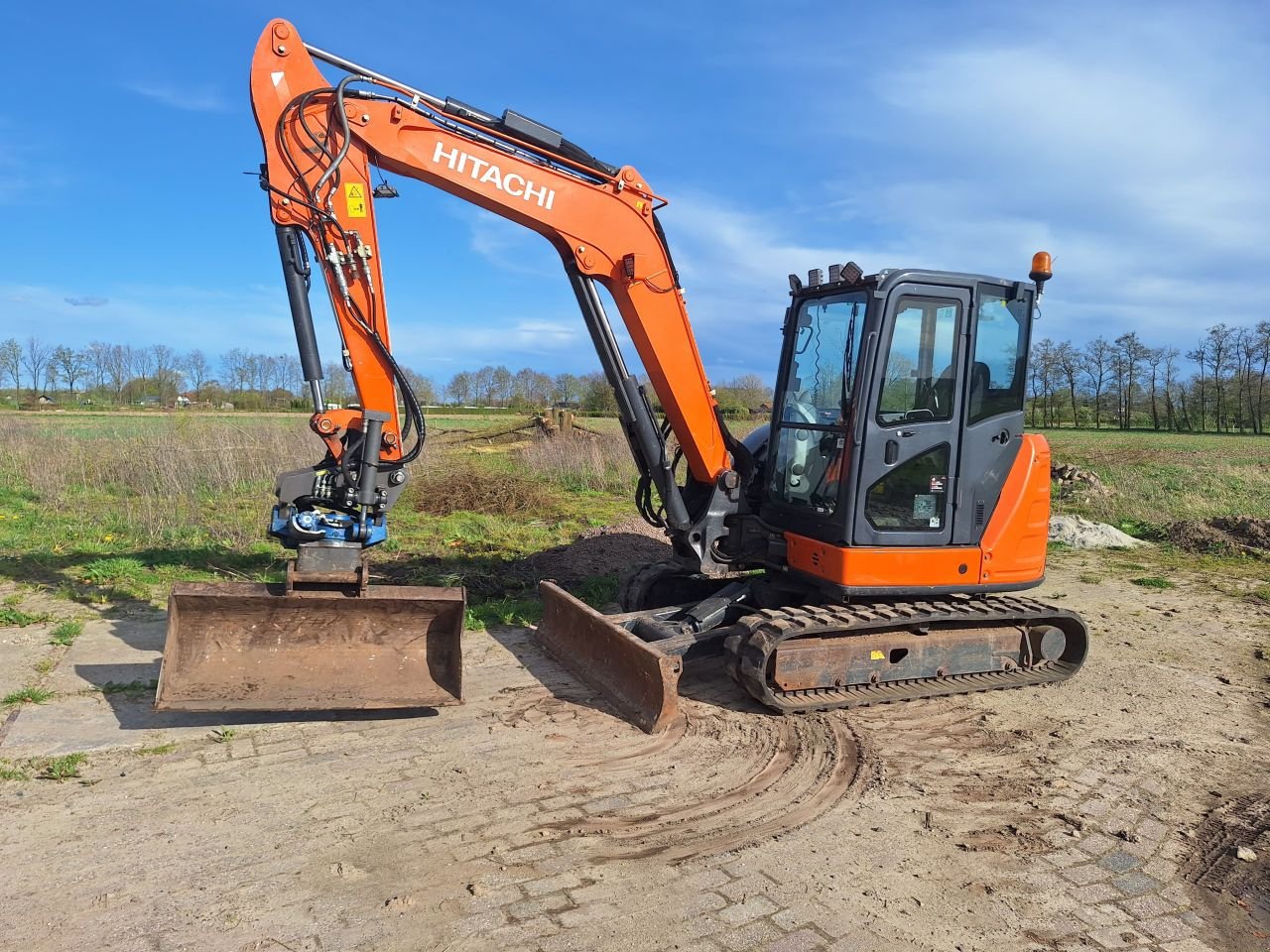 Kettenbagger типа Hitachi Zaxis 65 USB, Gebrauchtmaschine в Veessen (Фотография 7)