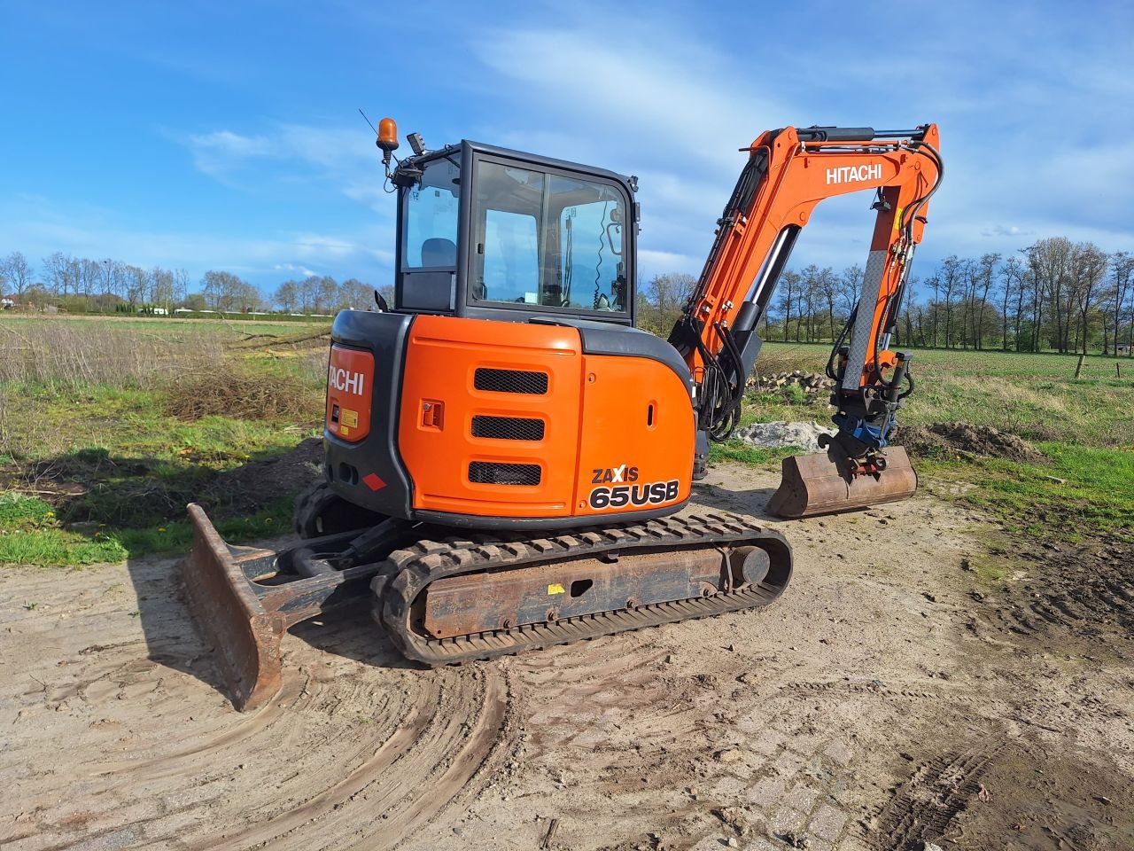 Kettenbagger tip Hitachi Zaxis 65 USB, Gebrauchtmaschine in Veessen (Poză 2)