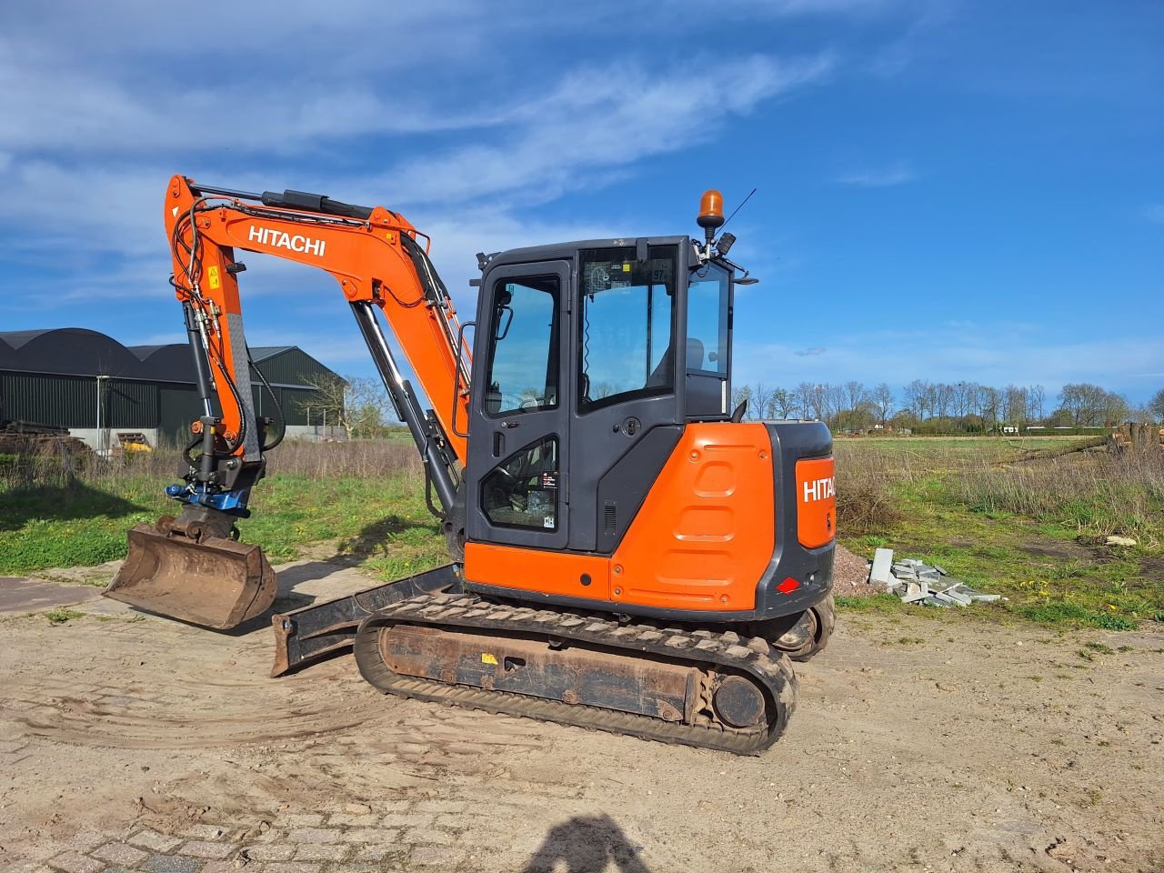 Kettenbagger typu Hitachi Zaxis 65 USB, Gebrauchtmaschine w Veessen (Zdjęcie 9)