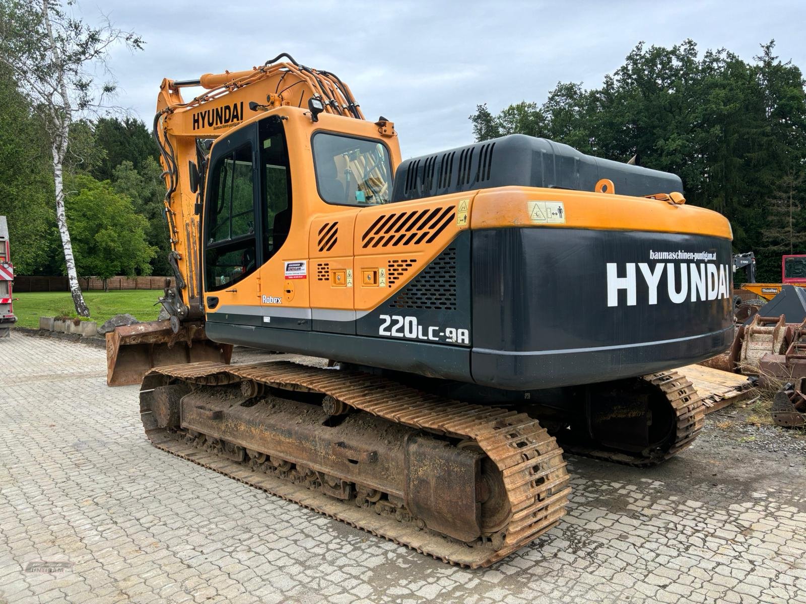 Kettenbagger typu Hyundai R 220 LC-9A, Gebrauchtmaschine w Deutsch - Goritz (Zdjęcie 5)