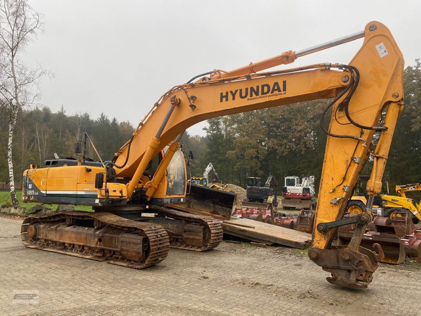 Kettenbagger des Typs Hyundai R 380 NLC-9, Gebrauchtmaschine in Deutsch - Goritz (Bild 4)