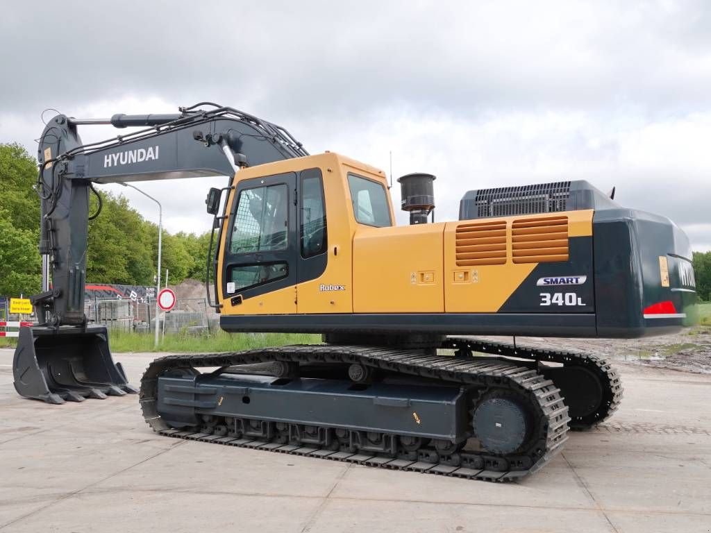 Kettenbagger del tipo Hyundai R340 L - New / Unused / Hammer Lines, Gebrauchtmaschine In Veldhoven (Immagine 3)