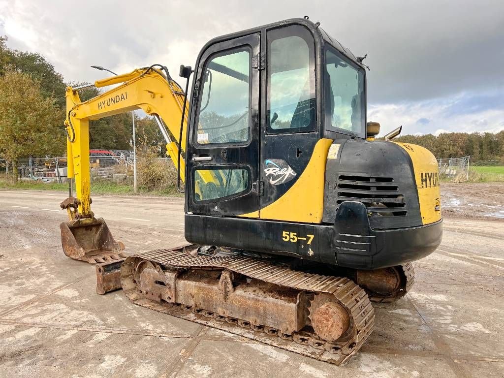 Kettenbagger typu Hyundai R55-7 - Good Working Condition, Gebrauchtmaschine v Veldhoven (Obrázek 3)