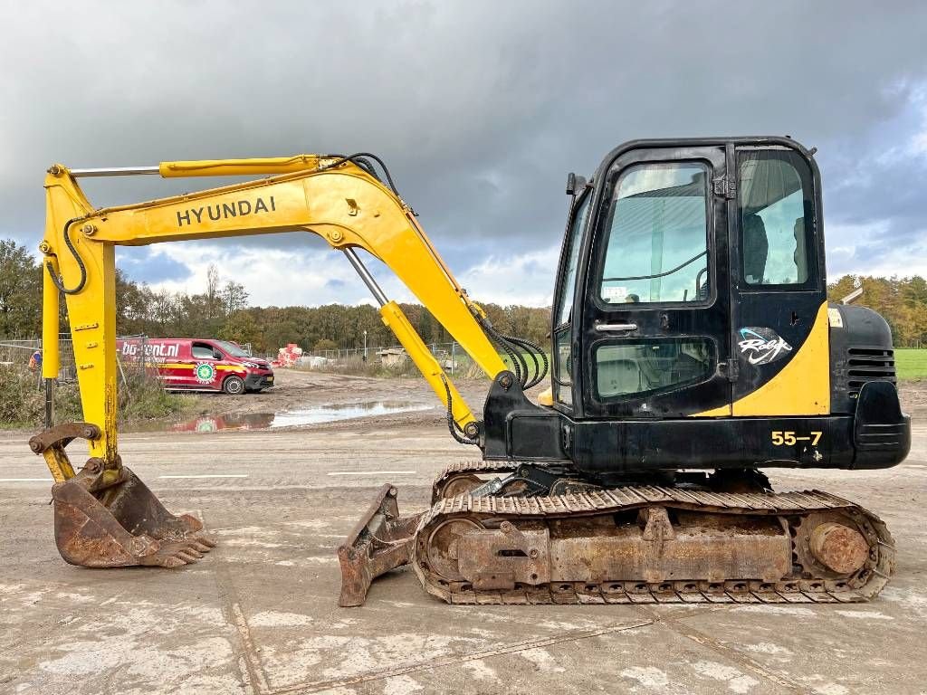 Kettenbagger del tipo Hyundai R55-7 - Good Working Condition, Gebrauchtmaschine en Veldhoven (Imagen 1)