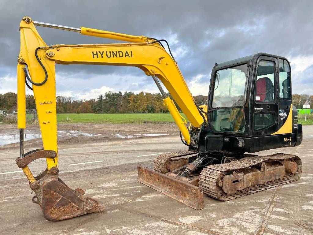 Kettenbagger typu Hyundai R55-7 - Good Working Condition, Gebrauchtmaschine w Veldhoven (Zdjęcie 2)