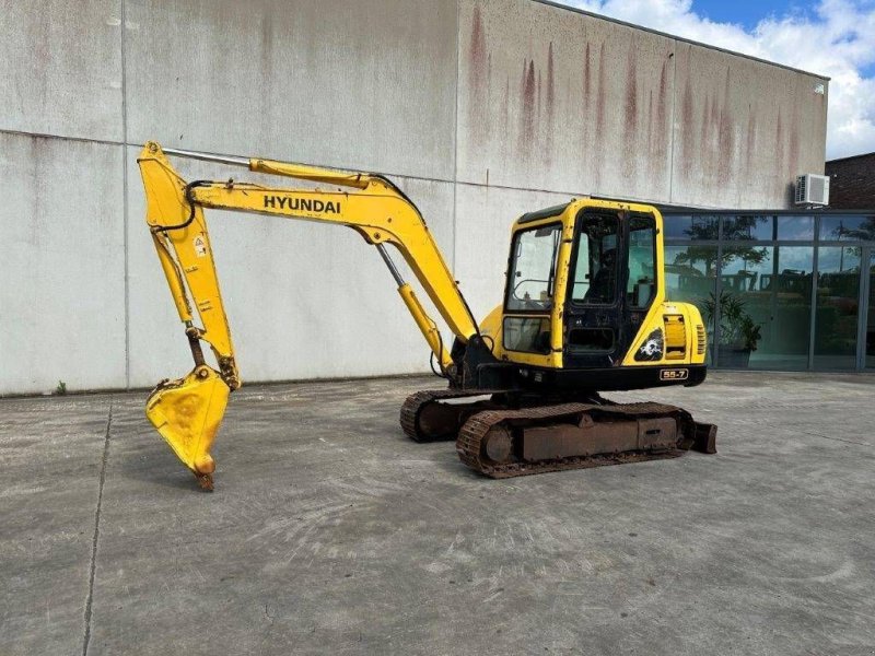 Kettenbagger del tipo Hyundai R55-7, Gebrauchtmaschine en Antwerpen (Imagen 1)