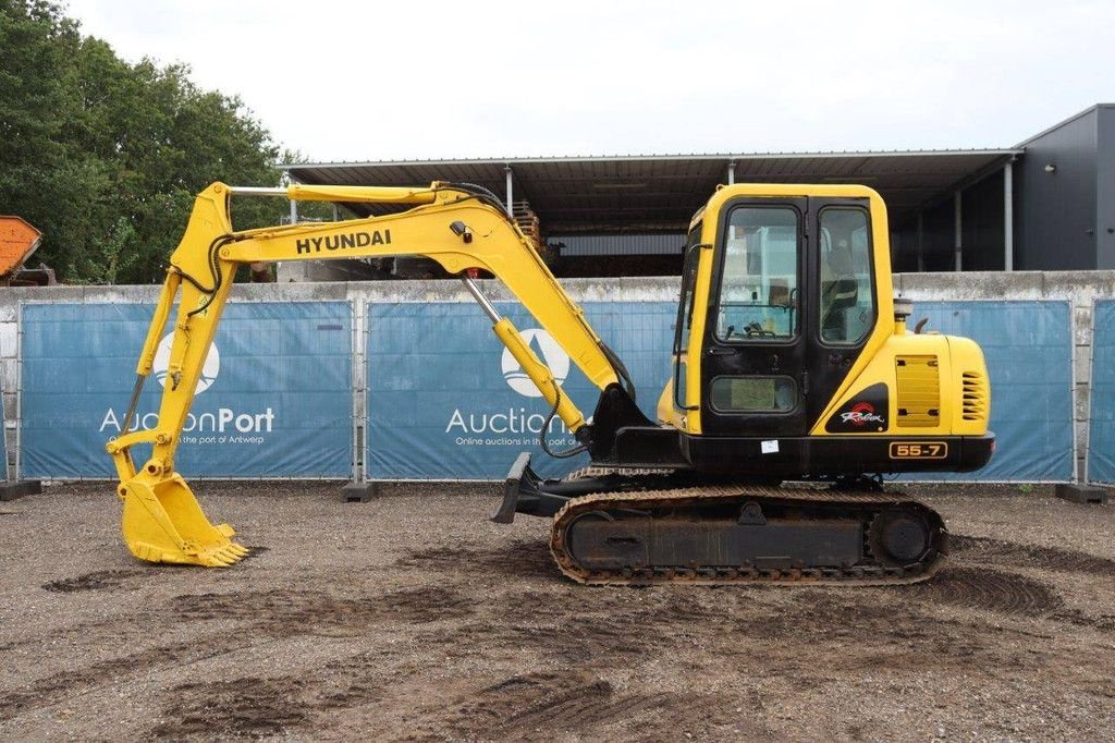 Kettenbagger tip Hyundai R55-7, Gebrauchtmaschine in Antwerpen (Poză 2)