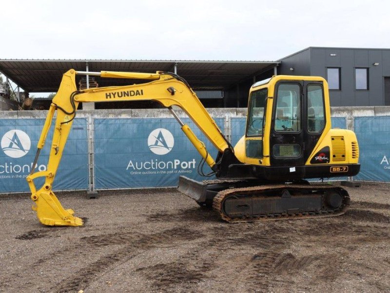 Kettenbagger tipa Hyundai R55-7, Gebrauchtmaschine u Antwerpen (Slika 1)