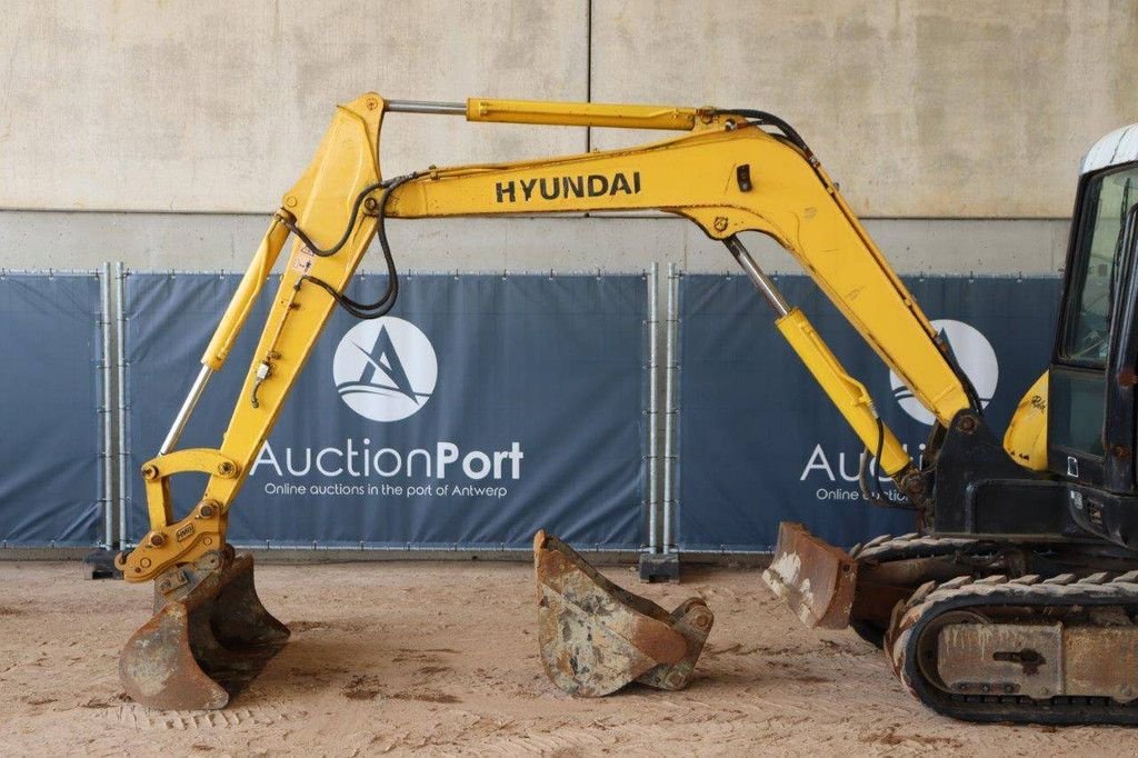 Kettenbagger del tipo Hyundai R55-7, Gebrauchtmaschine en Antwerpen (Imagen 11)