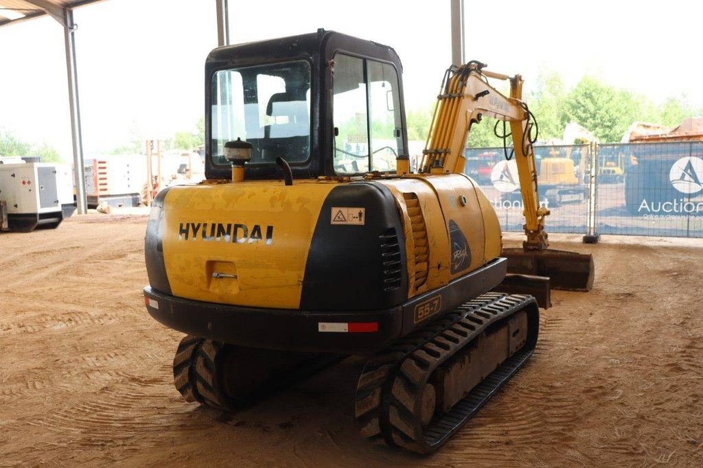 Kettenbagger tip Hyundai R55-7, Gebrauchtmaschine in Antwerpen (Poză 7)