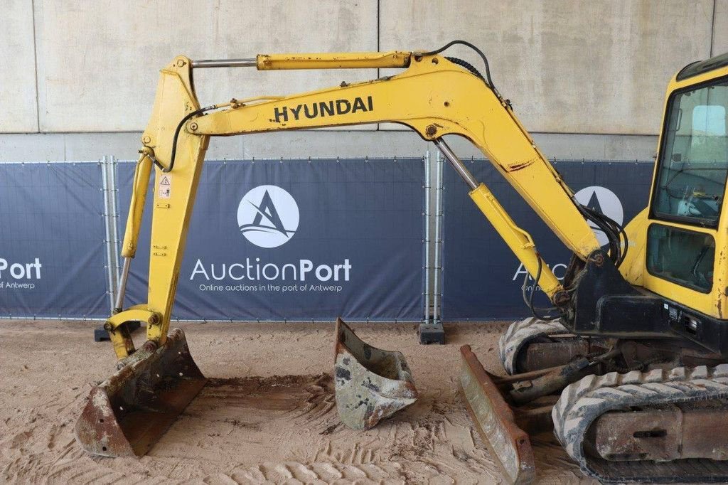 Kettenbagger typu Hyundai R55-7, Gebrauchtmaschine w Antwerpen (Zdjęcie 10)