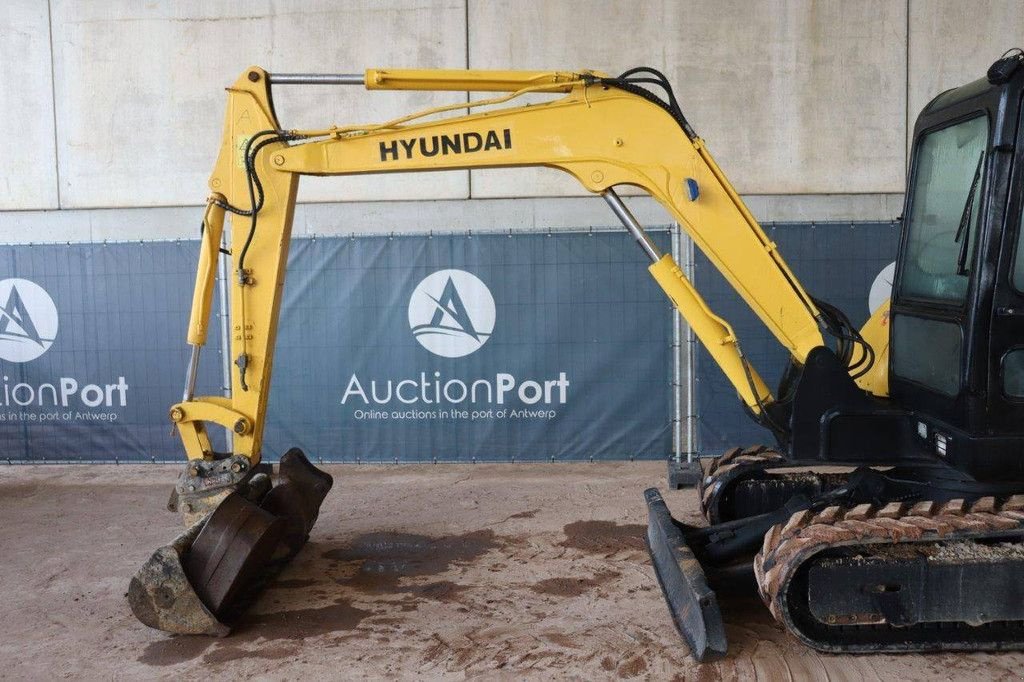 Kettenbagger del tipo Hyundai R55-7, Gebrauchtmaschine en Antwerpen (Imagen 10)