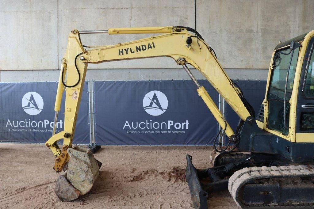 Kettenbagger typu Hyundai R60-9, Gebrauchtmaschine w Antwerpen (Zdjęcie 10)