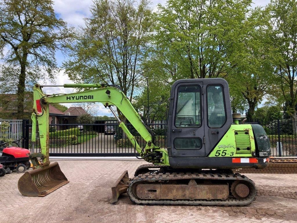 Kettenbagger van het type Hyundai Robex55-3, Gebrauchtmaschine in Antwerpen (Foto 2)