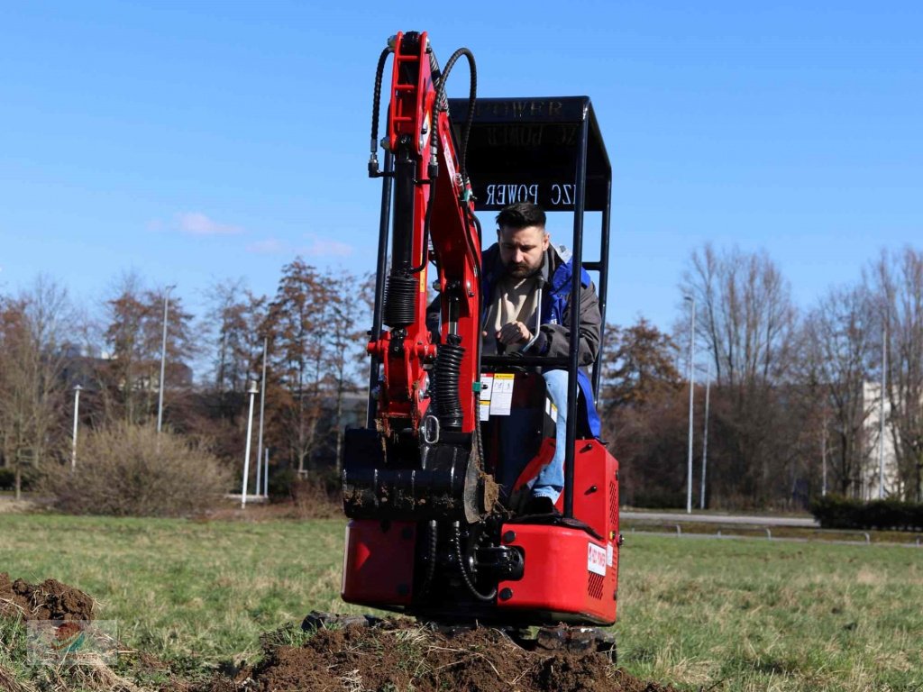 Kettenbagger van het type HZC Power BKB851K Minibbager mit verstellbarem Fahrwerk und Schwenkarm, Neumaschine in Krefeld (Foto 10)