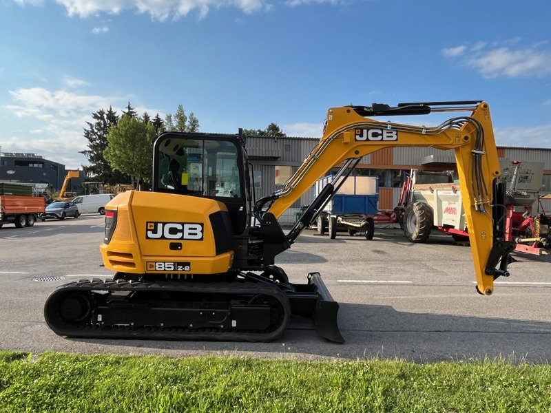 Kettenbagger des Typs JCB 85Z-2, Vorführmaschine in Domdidier (Bild 1)