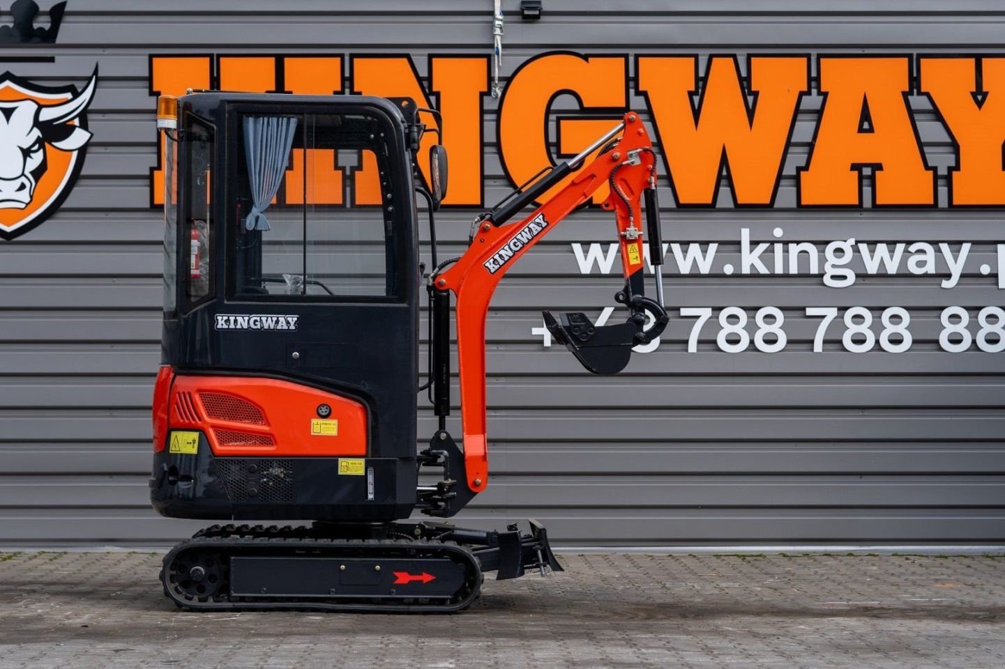 Kettenbagger des Typs Kingway VIP18, Neumaschine in Hollandscheveld (Bild 1)