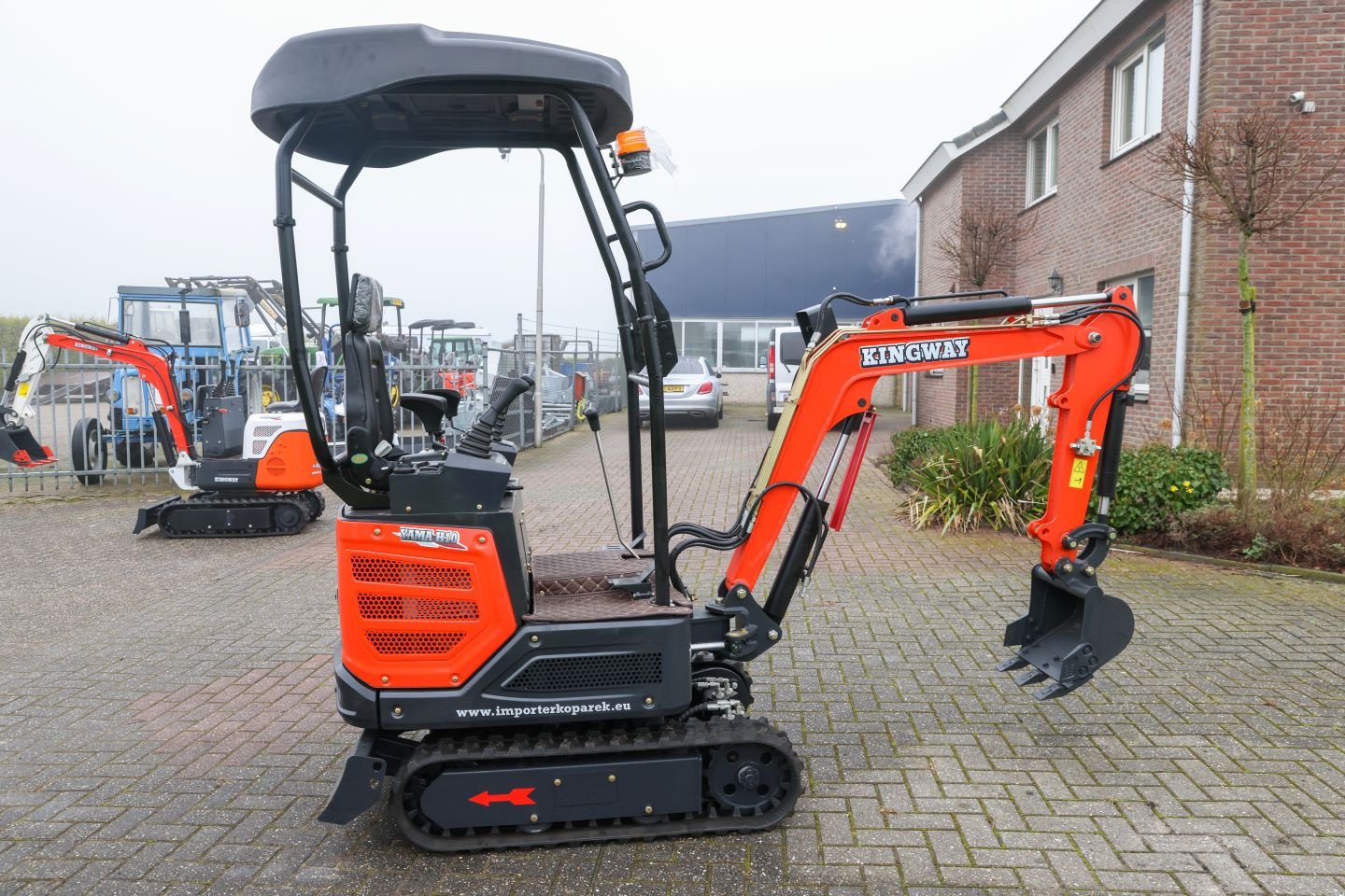 Kettenbagger van het type Kingway Yama H10, Neumaschine in Hollandscheveld (Foto 3)