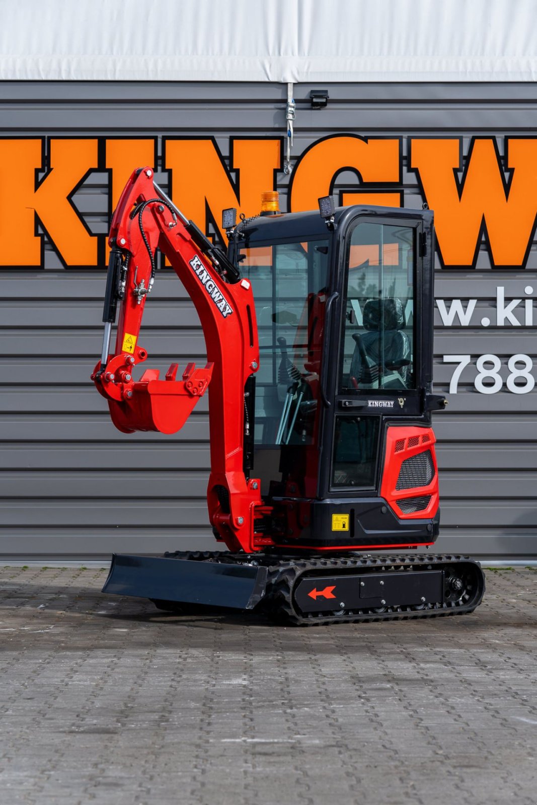 Kettenbagger van het type Kingway Yama H15, Neumaschine in Hollandscheveld (Foto 4)