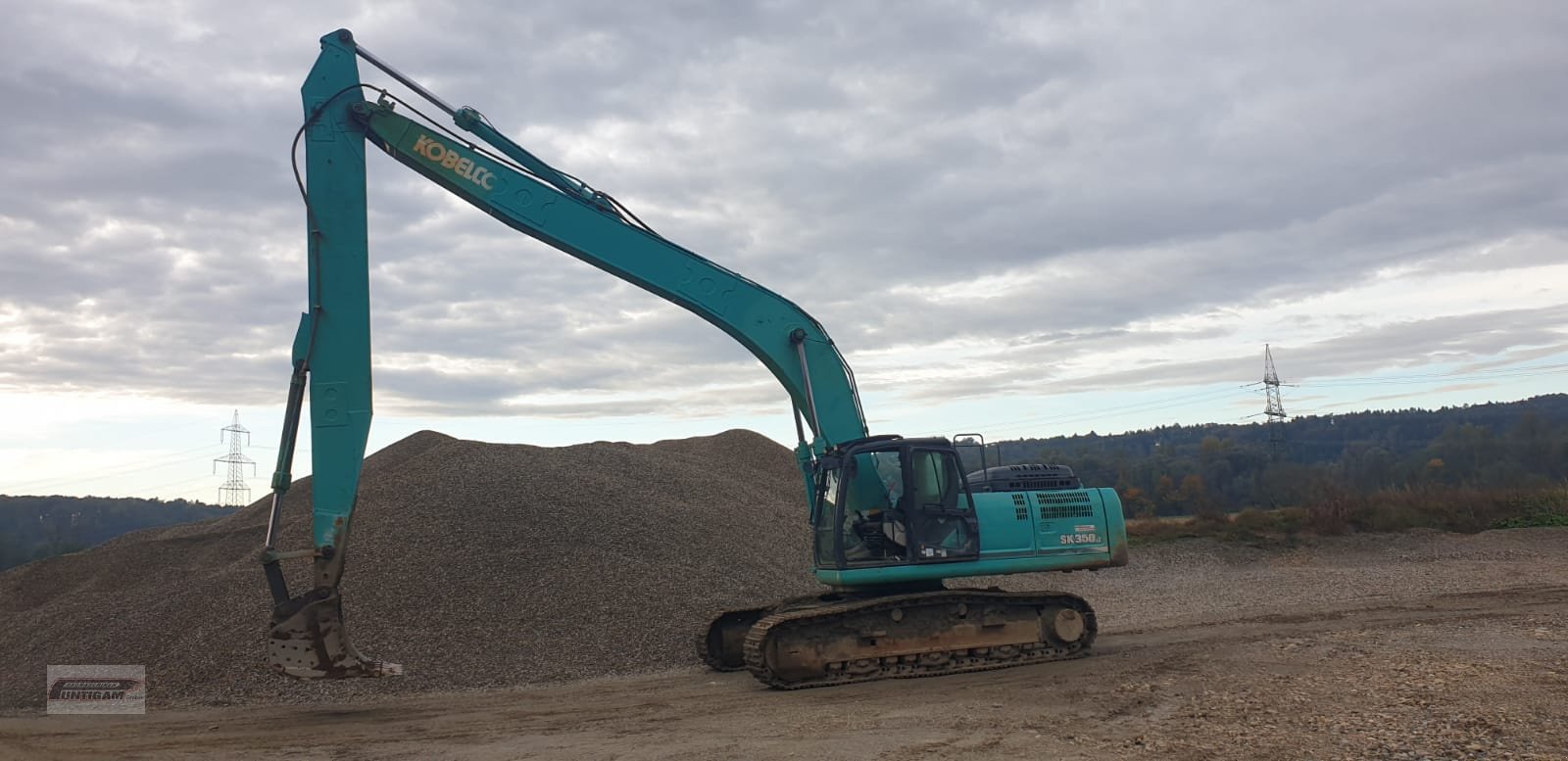 Kettenbagger of the type Kobelco SK 350, Gebrauchtmaschine in Deutsch - Goritz (Picture 1)