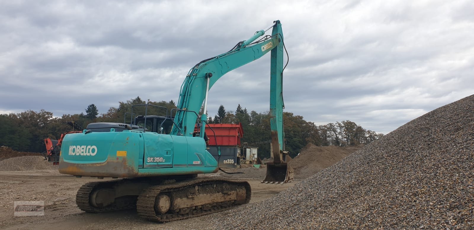 Kettenbagger of the type Kobelco SK 350, Gebrauchtmaschine in Deutsch - Goritz (Picture 2)