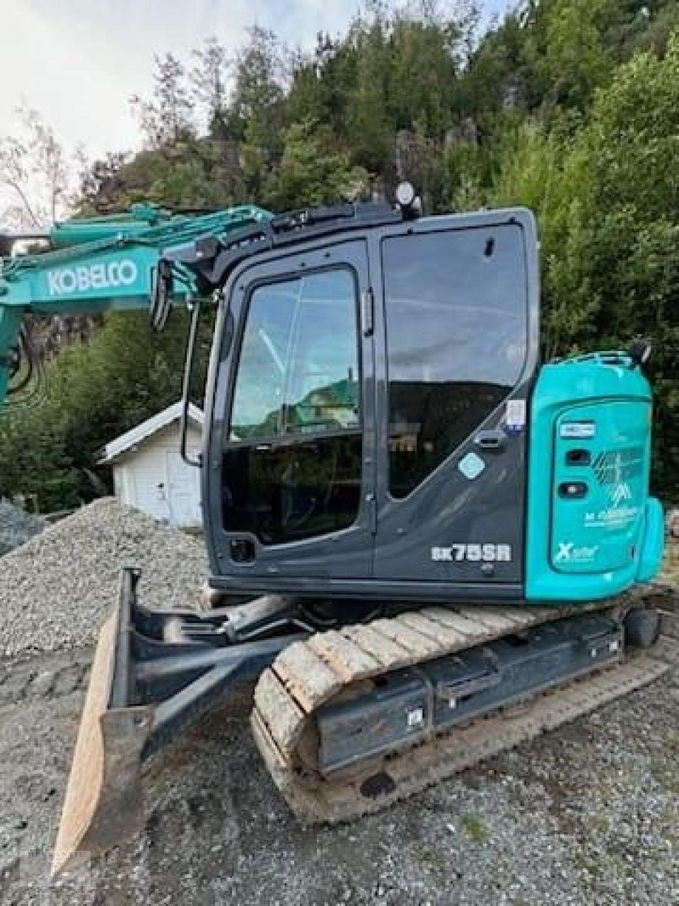 Kettenbagger Türe ait Kobelco SK75SR-7 M, Gebrauchtmaschine içinde Pragsdorf (resim 3)