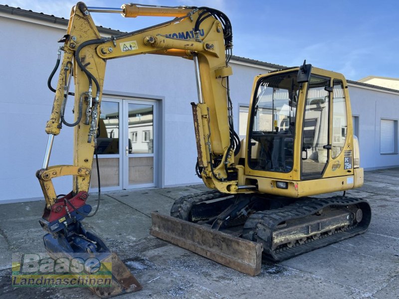 Kettenbagger typu Komatsu PC 75R Bagger mit Räumschwenkschaufel, Gebrauchtmaschine v Holthof (Obrázek 1)