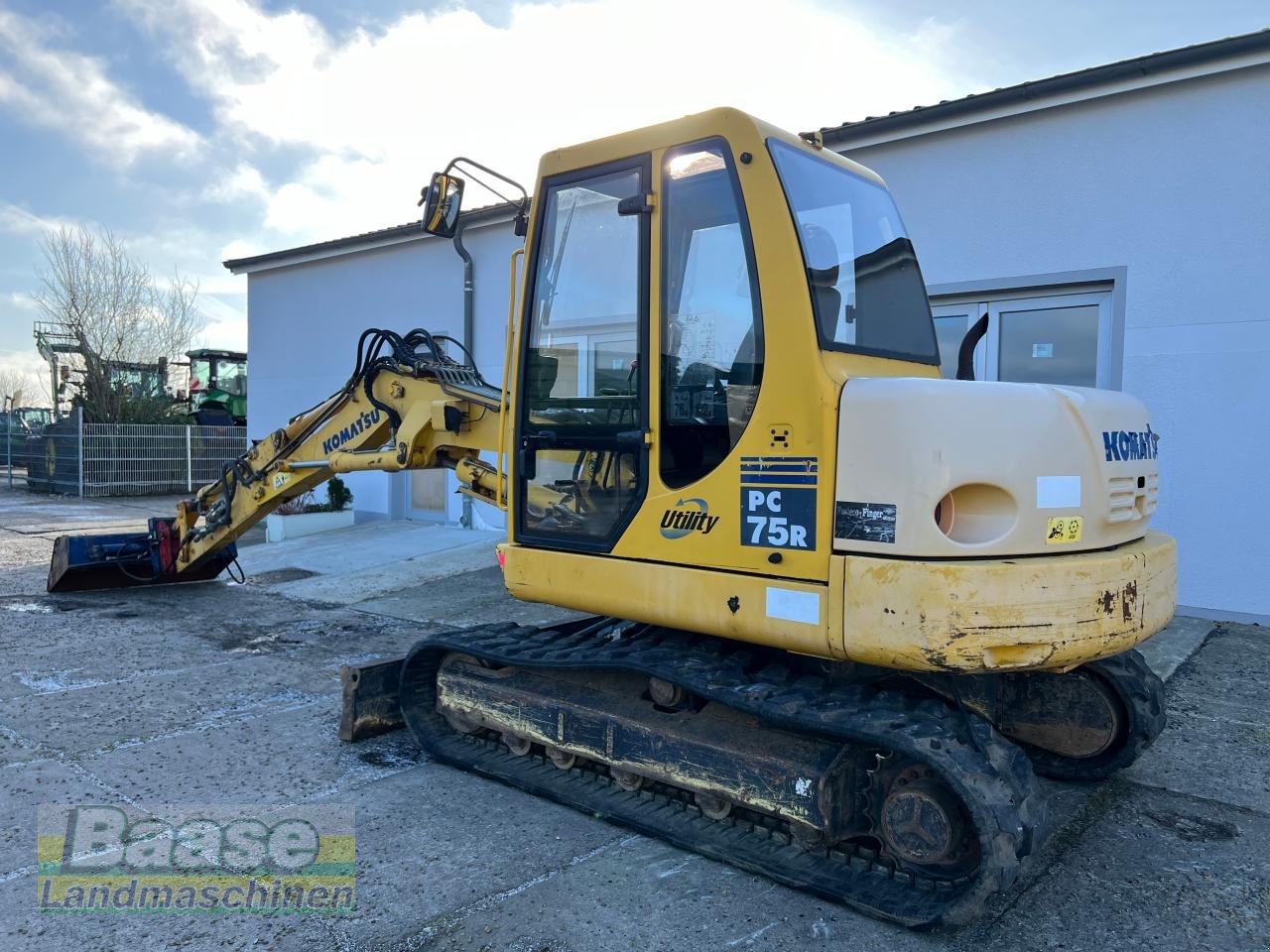 Kettenbagger del tipo Komatsu PC 75R Bagger mit Räumschwenkschaufel, Gebrauchtmaschine en Holthof (Imagen 3)