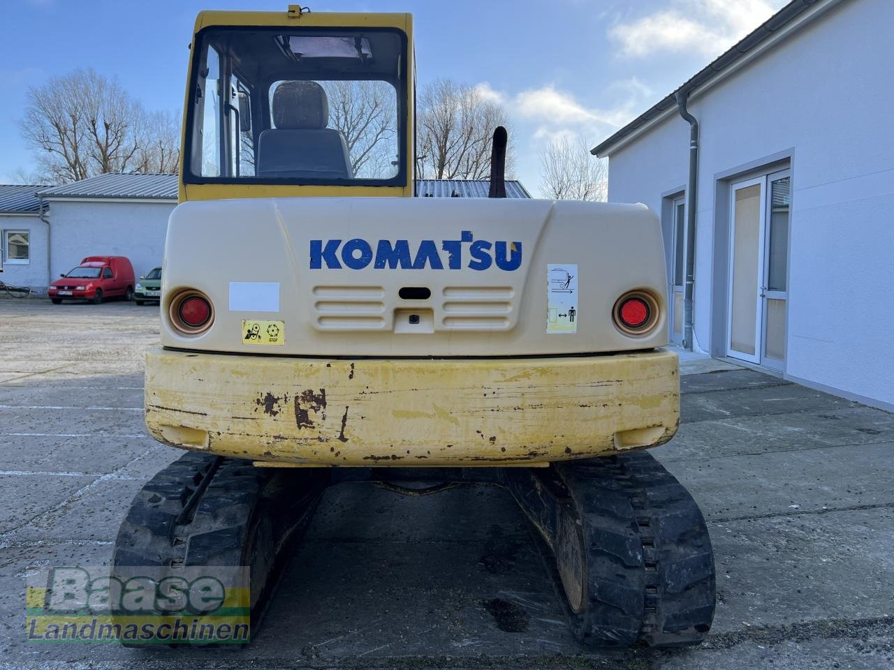 Kettenbagger del tipo Komatsu PC 75R Bagger mit Räumschwenkschaufel, Gebrauchtmaschine en Holthof (Imagen 4)