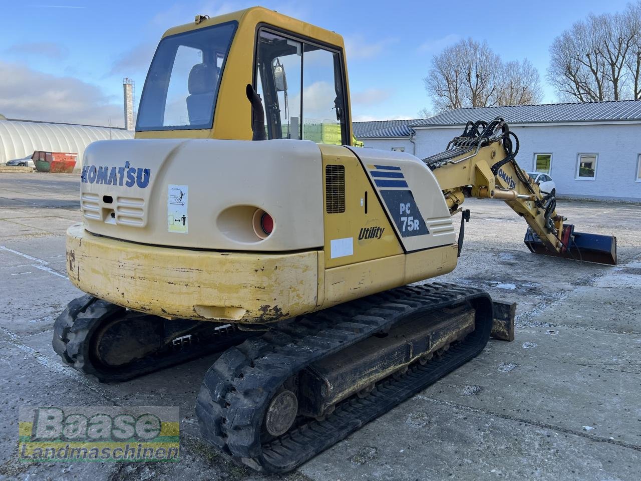 Kettenbagger del tipo Komatsu PC 75R Bagger mit Räumschwenkschaufel, Gebrauchtmaschine en Holthof (Imagen 5)