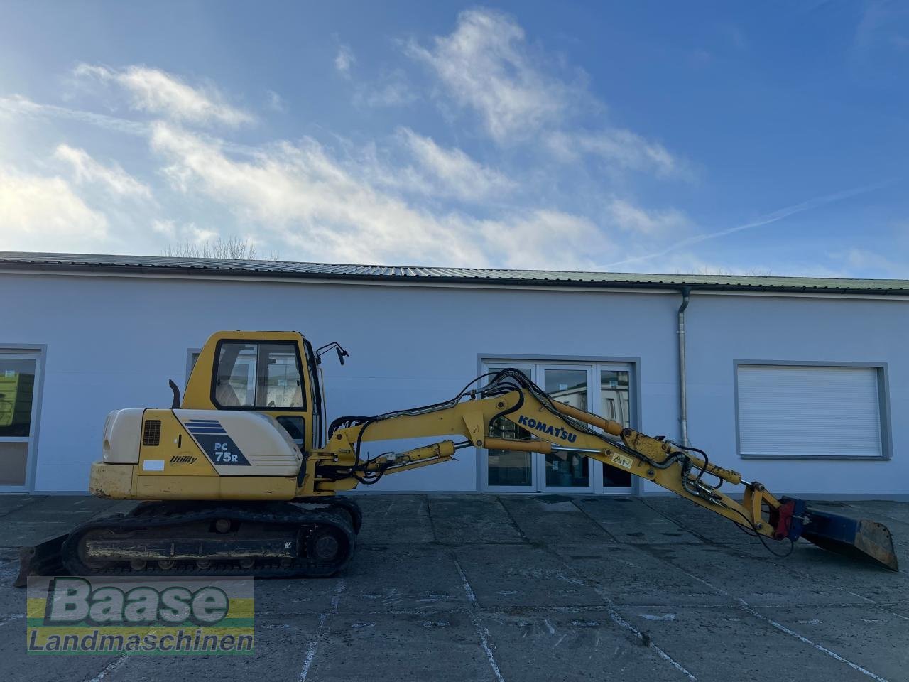 Kettenbagger del tipo Komatsu PC 75R Bagger mit Räumschwenkschaufel, Gebrauchtmaschine en Holthof (Imagen 7)