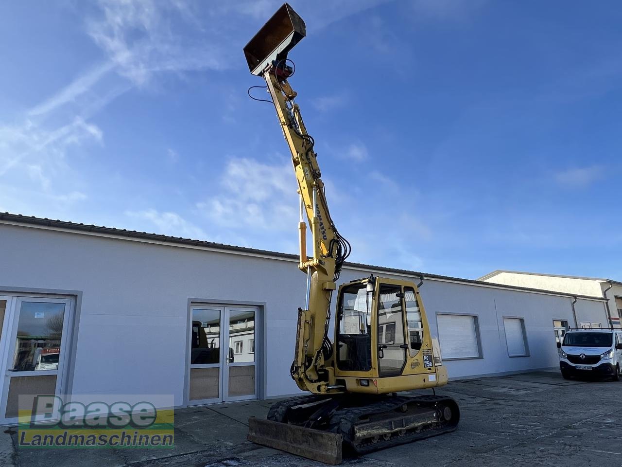 Kettenbagger del tipo Komatsu PC 75R Bagger mit Räumschwenkschaufel, Gebrauchtmaschine en Holthof (Imagen 18)