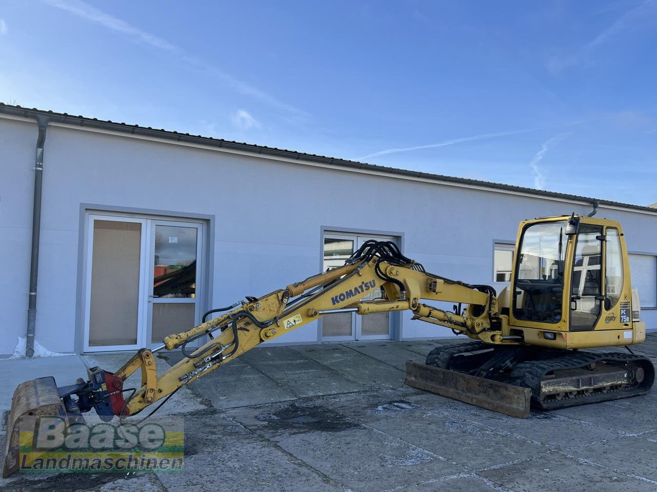 Kettenbagger del tipo Komatsu PC 75R Bagger mit Räumschwenkschaufel, Gebrauchtmaschine en Holthof (Imagen 20)