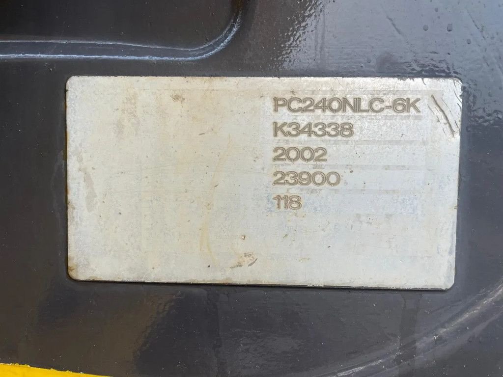 Kettenbagger a típus Komatsu PC240 NLC-6K Track Excavator Hammer Line CE Good Condition, Gebrauchtmaschine ekkor: 'S-Hertogenbosch (Kép 11)