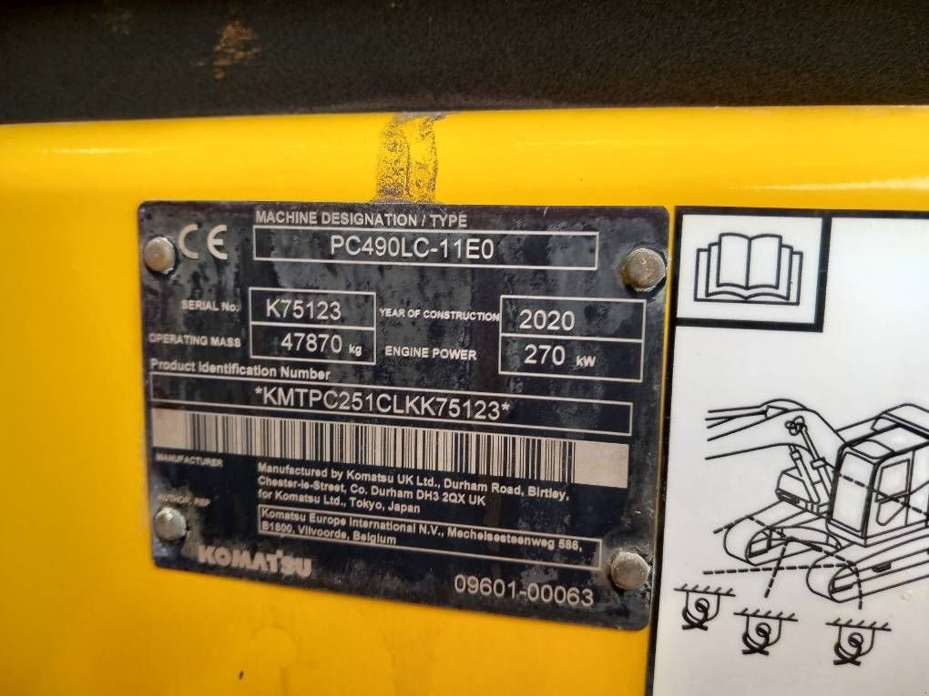 Kettenbagger типа Komatsu PC490LCD-11, Gebrauchtmaschine в Overijse (Фотография 2)