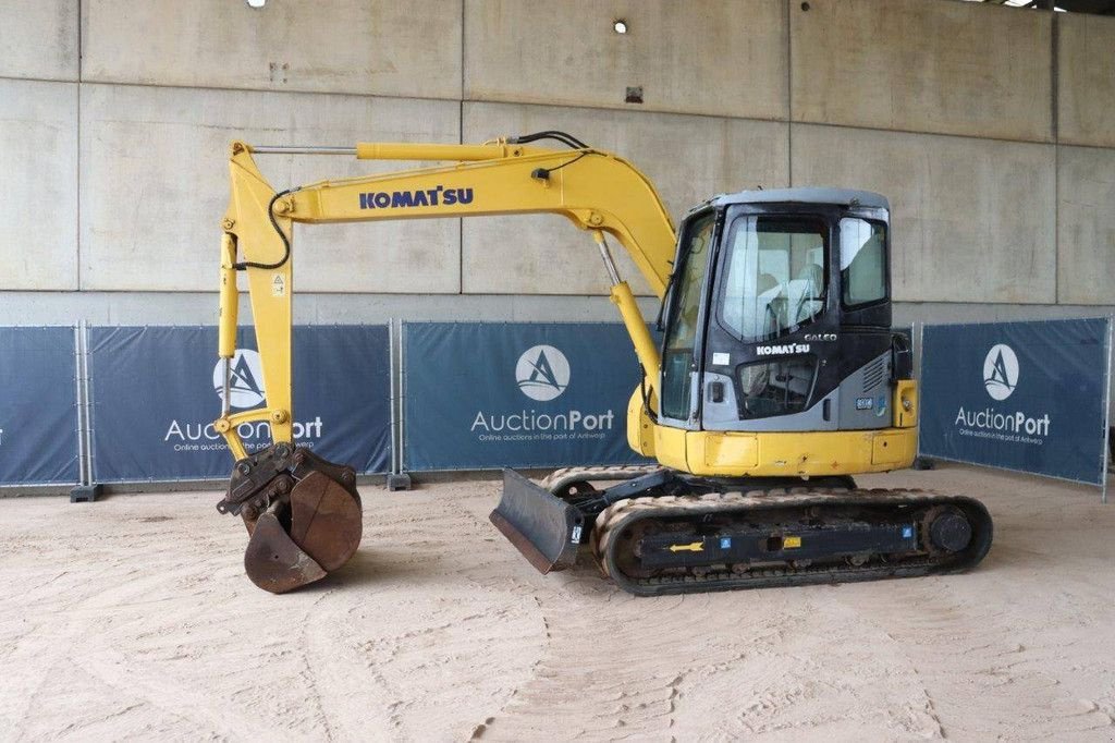 Kettenbagger du type Komatsu PC78UU-6O, Gebrauchtmaschine en Antwerpen (Photo 1)