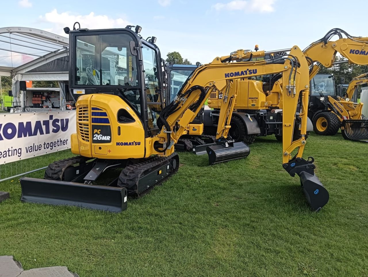 Kettenbagger Türe ait Komatsu wa100, Neumaschine içinde Lunteren (resim 3)