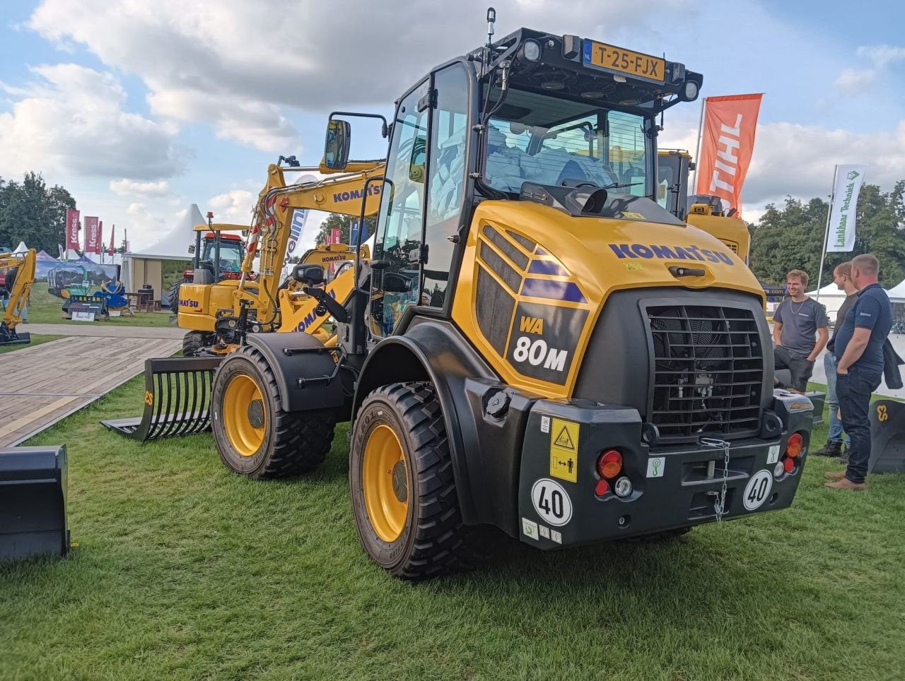 Kettenbagger del tipo Komatsu wa100, Neumaschine en Lunteren (Imagen 4)