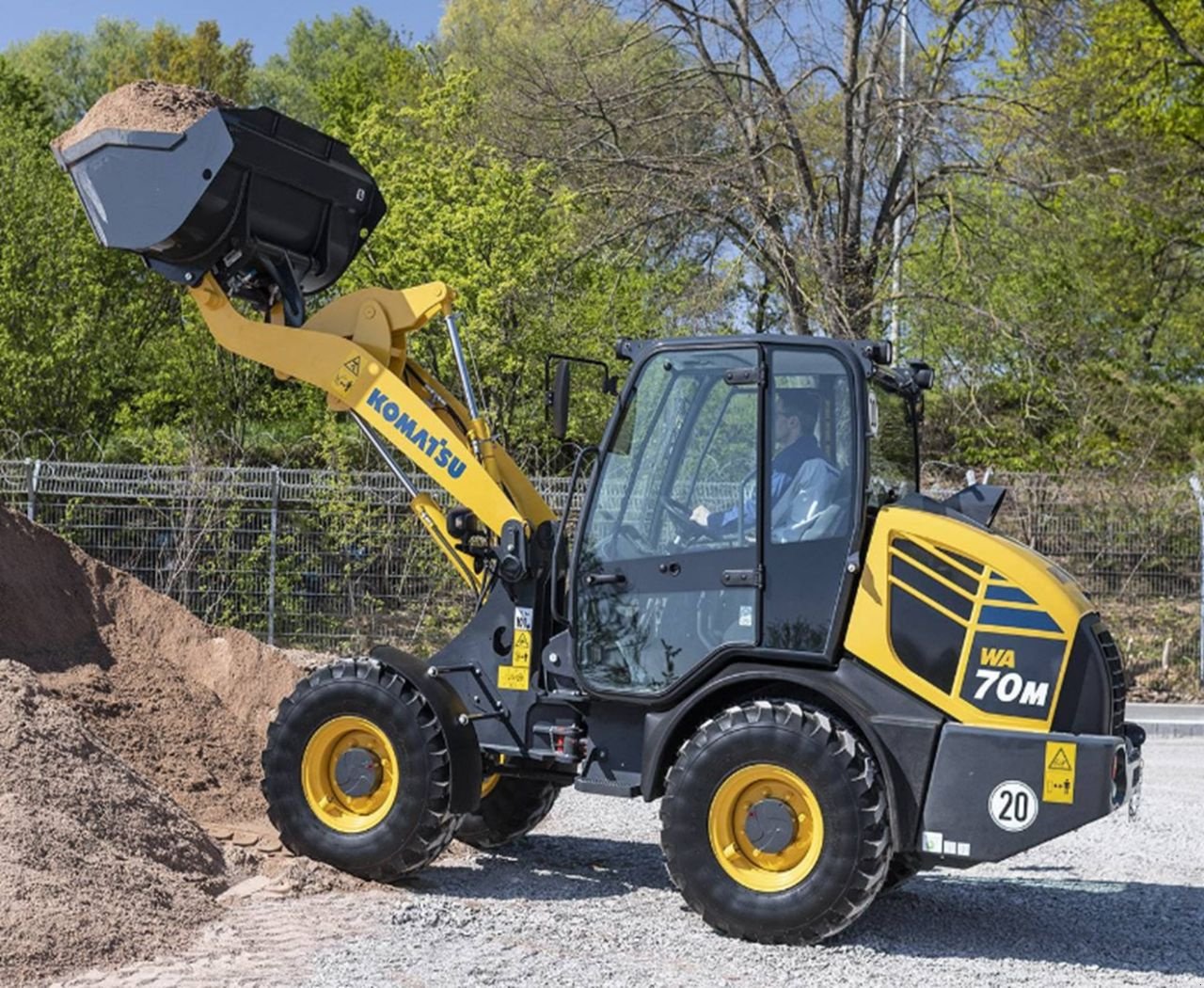 Kettenbagger del tipo Komatsu wa100, Neumaschine In Lunteren (Immagine 1)