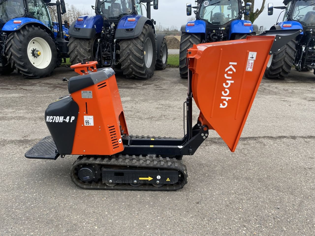 Kettenbagger du type Kubota KC70H-4 P, Gebrauchtmaschine en Heerenveen (Photo 5)