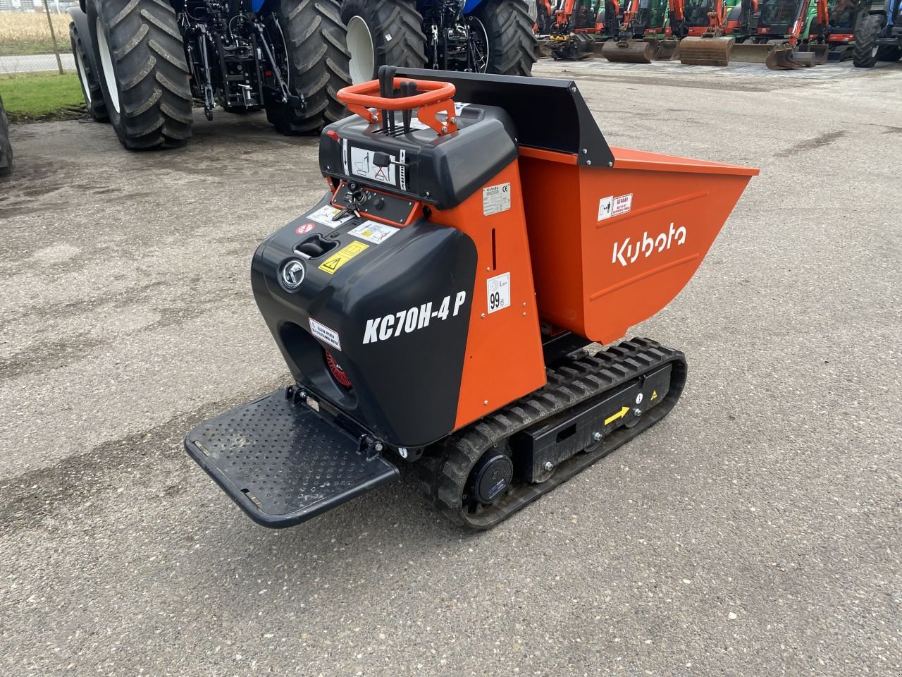 Kettenbagger du type Kubota KC70H-4 P, Gebrauchtmaschine en Heerenveen (Photo 4)