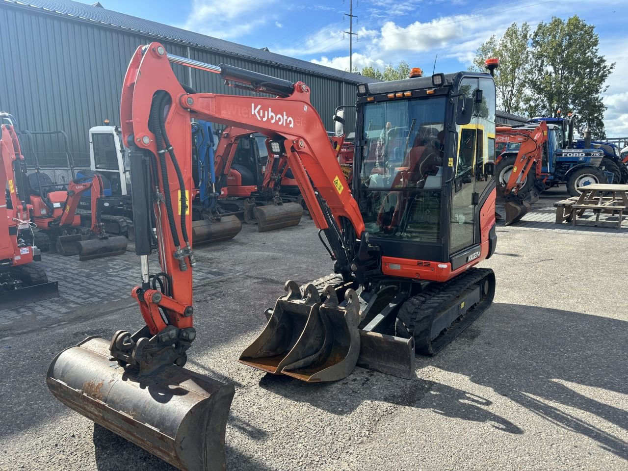 Kettenbagger des Typs Kubota KX027-4, Gebrauchtmaschine in Heerenveen (Bild 6)