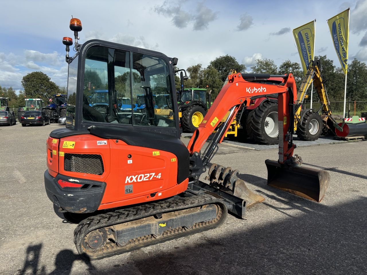 Kettenbagger Türe ait Kubota KX027-4, Gebrauchtmaschine içinde Heerenveen (resim 2)