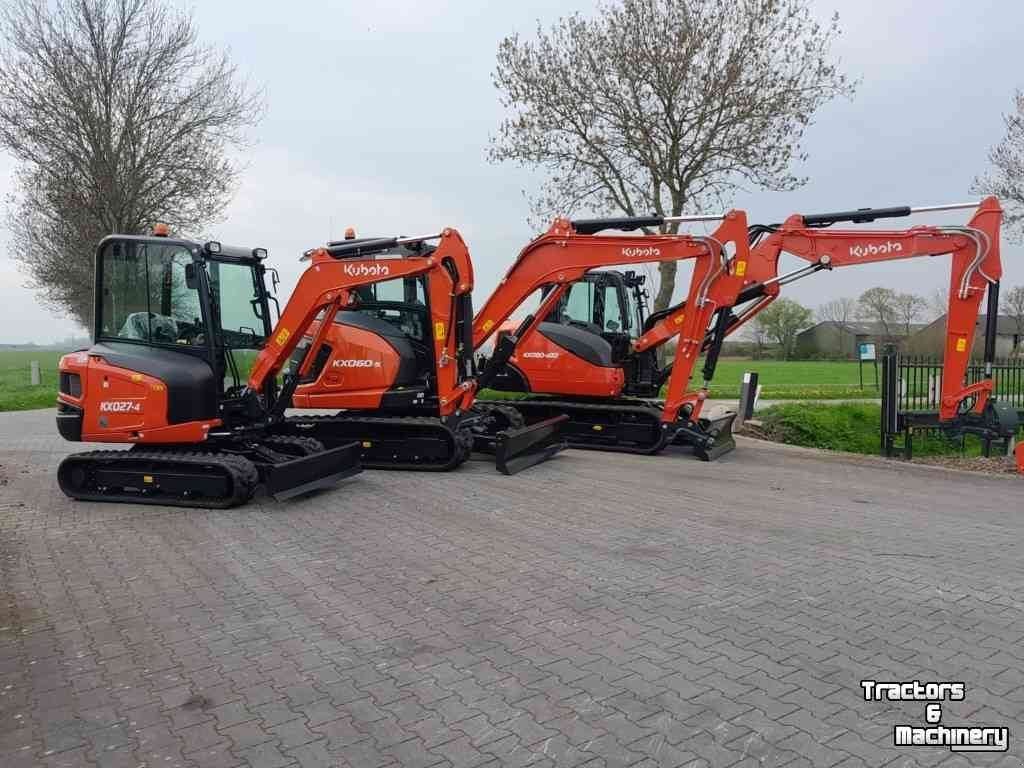 Kettenbagger des Typs Kubota KX027 -KX060- KX080-4, Gebrauchtmaschine in Zevenaar (Bild 1)