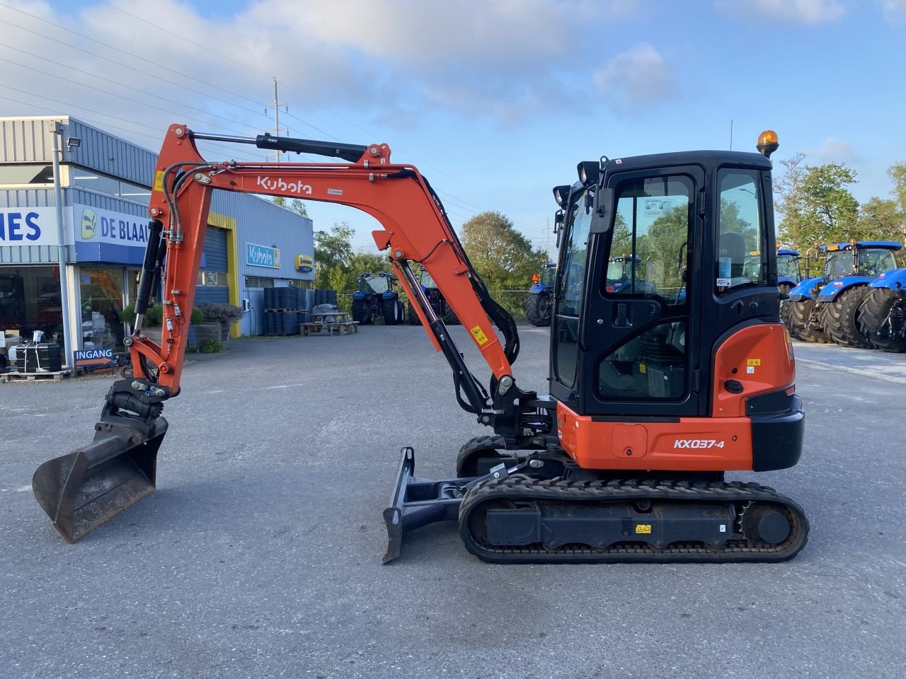 Kettenbagger a típus Kubota KX037-4 graafmachine, Gebrauchtmaschine ekkor: Heerenveen (Kép 5)